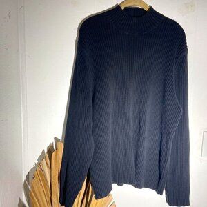 90'S COLLECTION VINTAGE EDDIE BAUER BLACK TURTLENECK